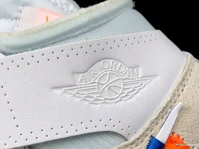 MaikeSneakers Jordan 1 AQ0818-100 White Off-White Retro Air High 0521